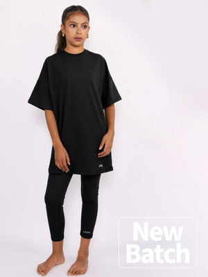 SeaActive T-Shirt Kids Set - Black