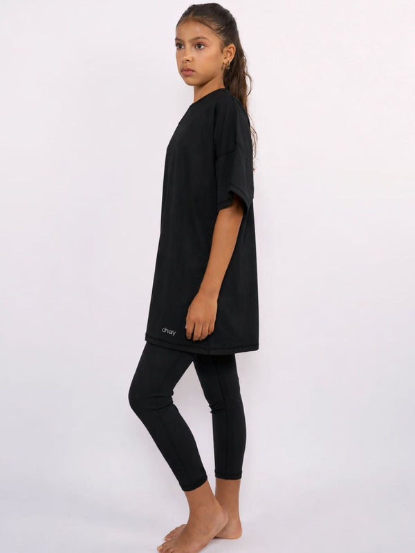 SeaActive T-Shirt Kids Set - Black