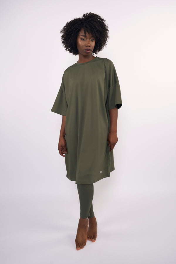SeaActive T-Shirt Set - Olive Green