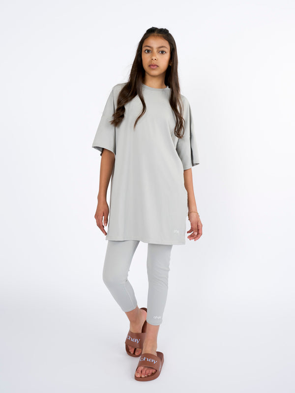CHAY SeaActive Kids Set - sport T-shirt & Legging - Grey