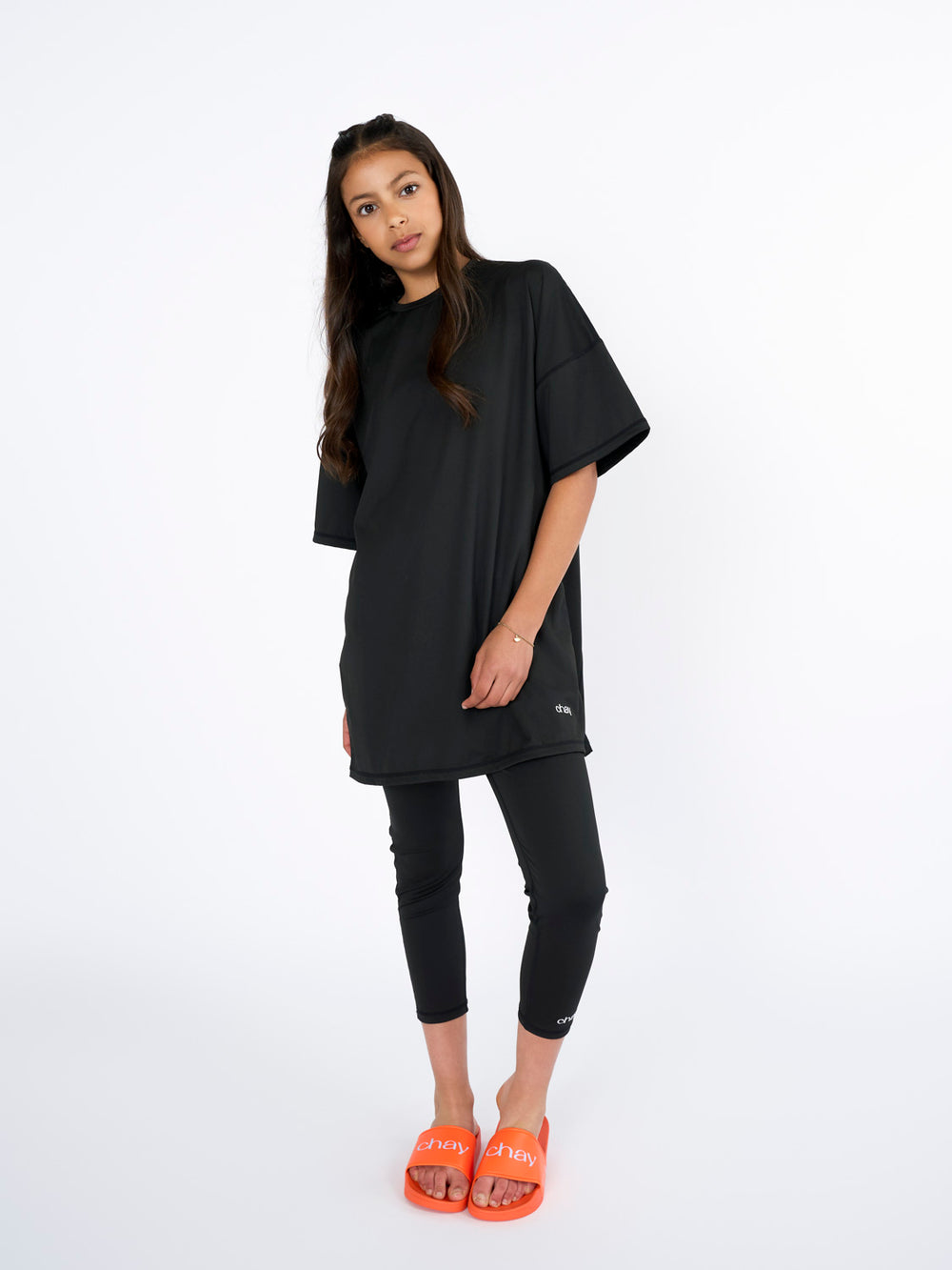 CHAY SeaActive Kids Set - sport T-shirt & Legging - Black