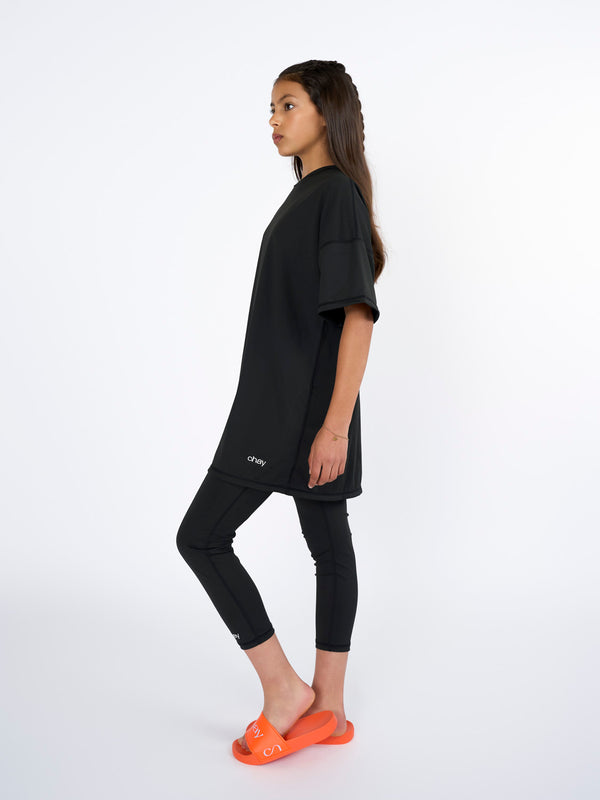 CHAY SeaActive Kids Set - sport T-shirt & Legging - Black