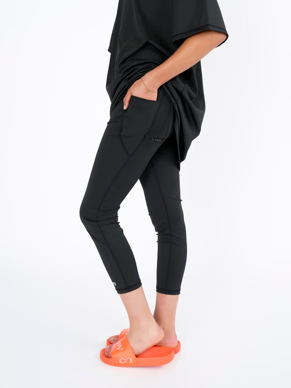 CHAY SeaActive Kids Set - sport T-shirt & Legging - Black