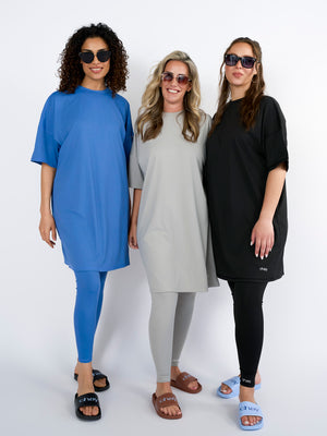 CHAY SeaActive set - sport T-shirt & Legging  - Burkini - Grey