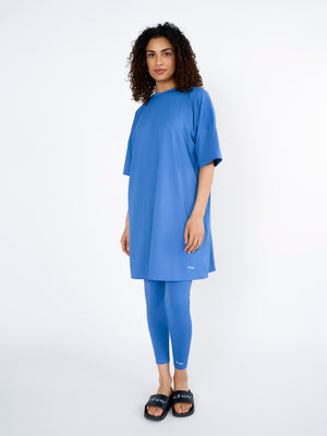 CHAY SeaActive set - sport T-shirt & Legging - Ocean blue
