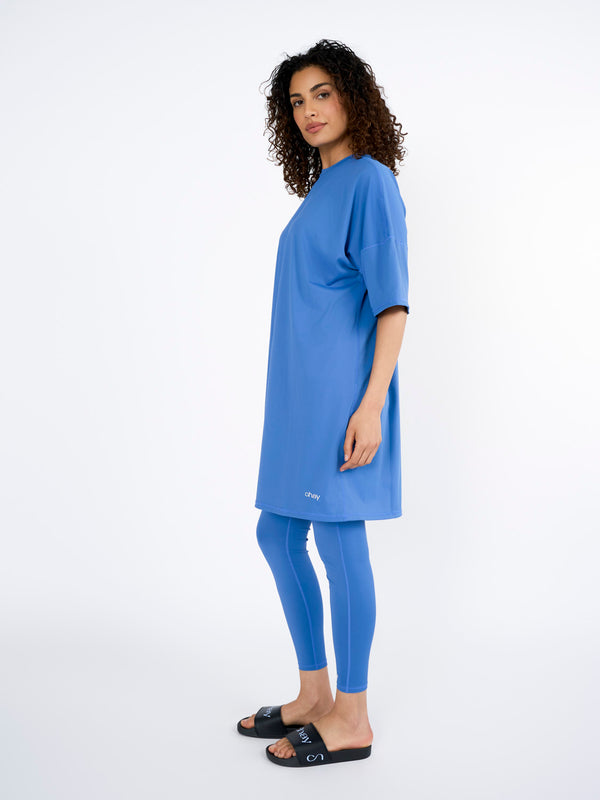 CHAY SeaActive set - sport T-shirt & Legging - Ocean blue