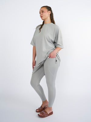 CHAY SeaActive set - sport T-shirt & Legging  - Burkini - Grey