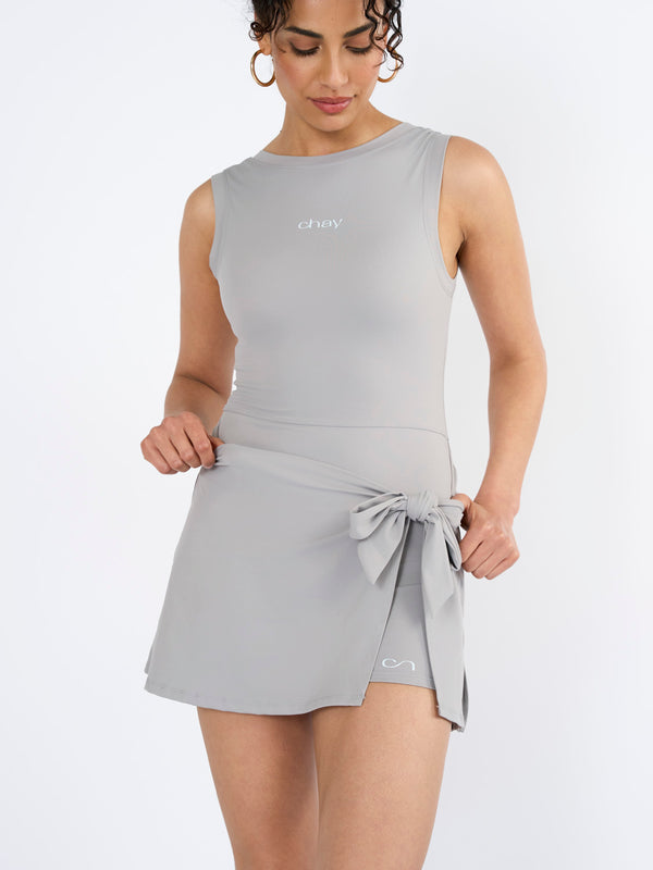 Jud Padel Dress - Swim - Sport - Mist Grey