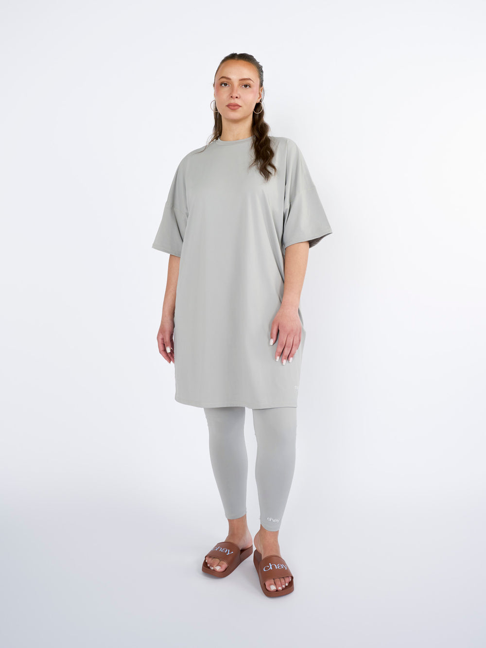 CHAY SeaActive set - sport T-shirt & Legging  - Burkini - Grey